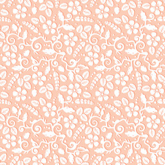 Seamless elegant floral pattern background