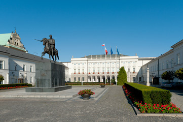 Fototapeta premium Residential of Polish President in Warsaw