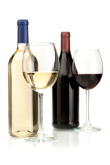 White and red wine