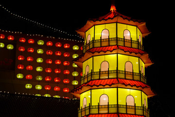 Lantern Performance (Pagoda)