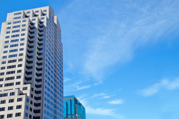 Office buildings blue sky