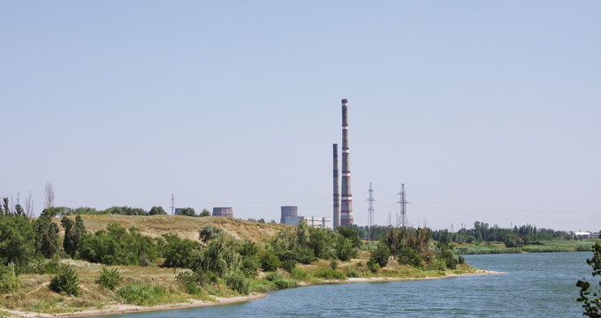 the river is Don, city Volgodonsk, Russia