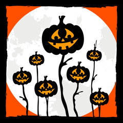 Halloween 7 Pumpkins