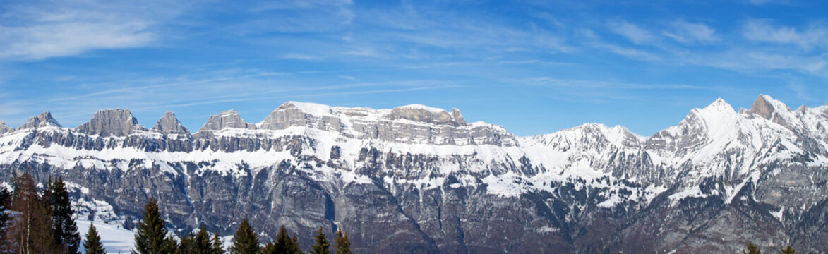 Winter in the alps