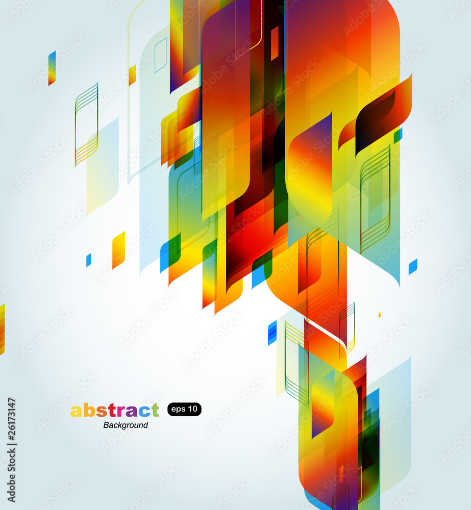 Poster abstract background vector