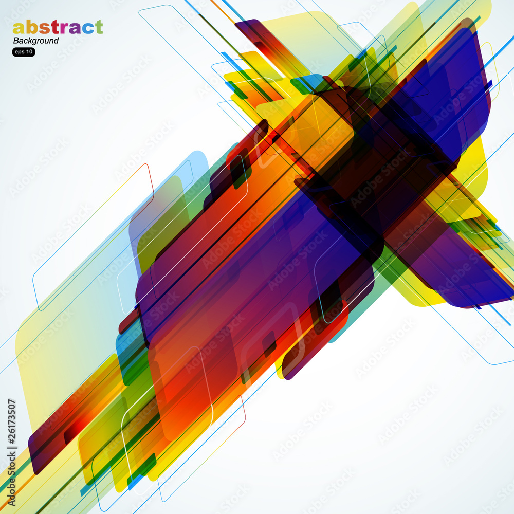 Aufkleber abstract background vector