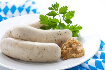 Weisswurst munich white sausages - 26174361