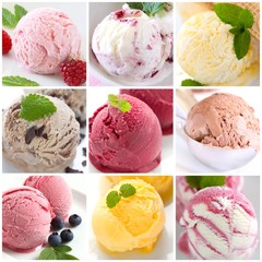 ice cream collage - 26175901