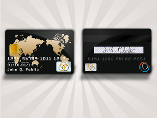 Vektor Kreditkarte