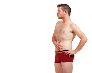 Fototapeta premium Man in Underwear