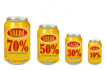 lattine con saldi