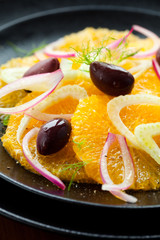 Orange and fennel salad