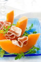 Prosciutto and melon.