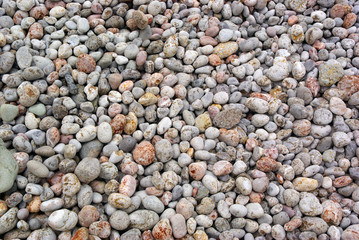 Texture from round rocks