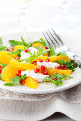 Orange and cheese salad