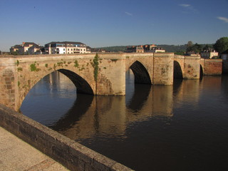 Fototapeta premium Terrasson ; Vallée de la Vézère ; Périgord Noir