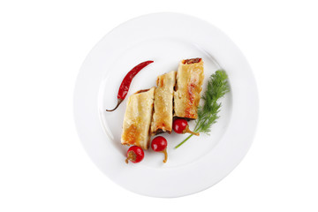 cannelloni and hot peppers