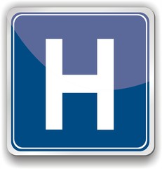 Obraz premium panneau hopital