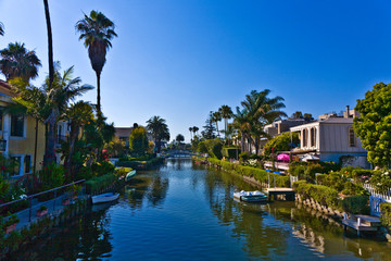 Fototapeta na wymiar Stare kanały Wenecji w Kalifornii, piękny salon