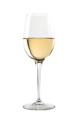 Tasting glass for fine white wines