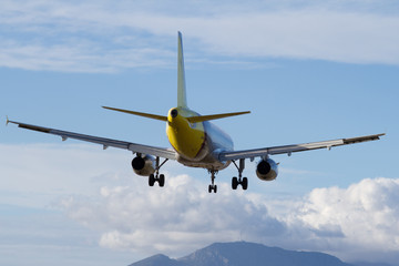 avion avant atterrissage