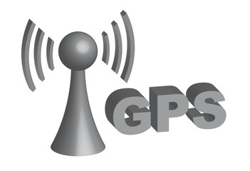 Funkverbindung 3D Grafik - GPS