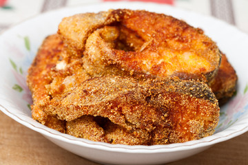 Roasted salmon fillets