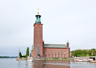 The famous City hall of Stockholm