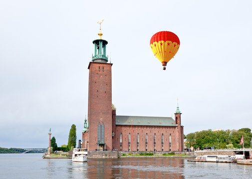The famous City hall of Stockholm