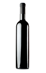 Red wine blank bottle