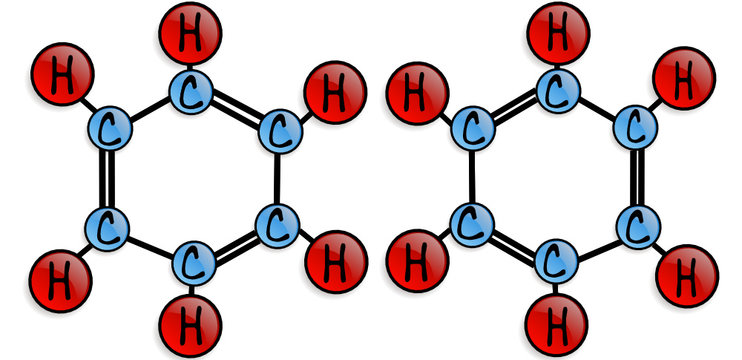 Atom Benzol