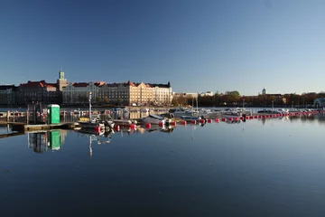 Muurstickers View over Helsinki © Sandra Kemppainen