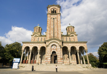 Fototapeta na wymiar Marks kościół - Belgrad, Serbia