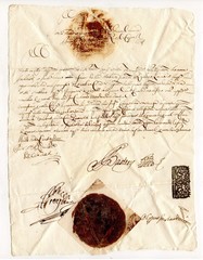 Vecchio documento Amedeo di Savoia 1711