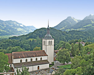 Fototapeta premium church at Switzerland