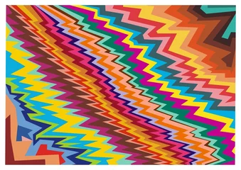 Printed roller blinds Pop Art abstract art (colors ... pop-art)