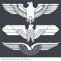 Eagle coat of arms heraldic