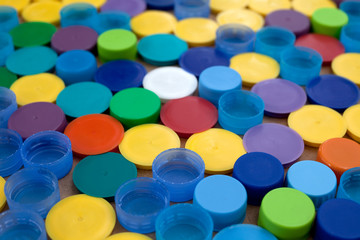 Bottle caps background