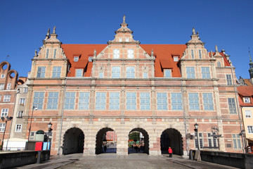 Naklejka premium Gdansk - Green Gate palace