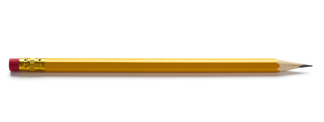 sharp pencil isolated