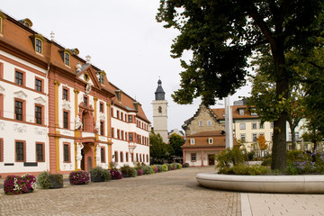 Fototapeta na wymiar Kancelaria Państwowa Erfurt