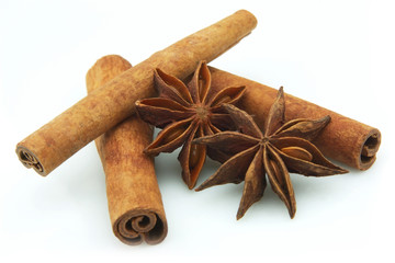 Cinnamon and an anise