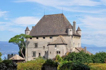 Fototapeta na wymiar chateau d'yvoire