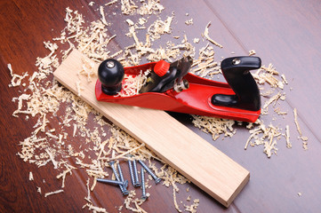 Shavings of wood