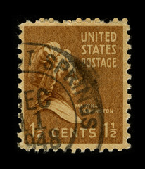 Postage stamp.