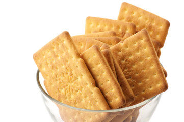 Crackers in bowl