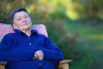 Fototapeta premium Senior adult woman