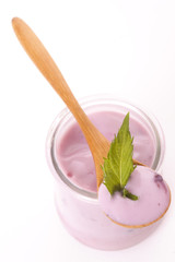 blueberry yoghurt
