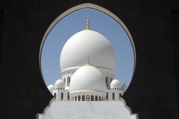 Abu Dhabi Cupola at Sheikh Zayed Mosque
