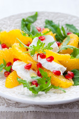 Orange and cheese salad